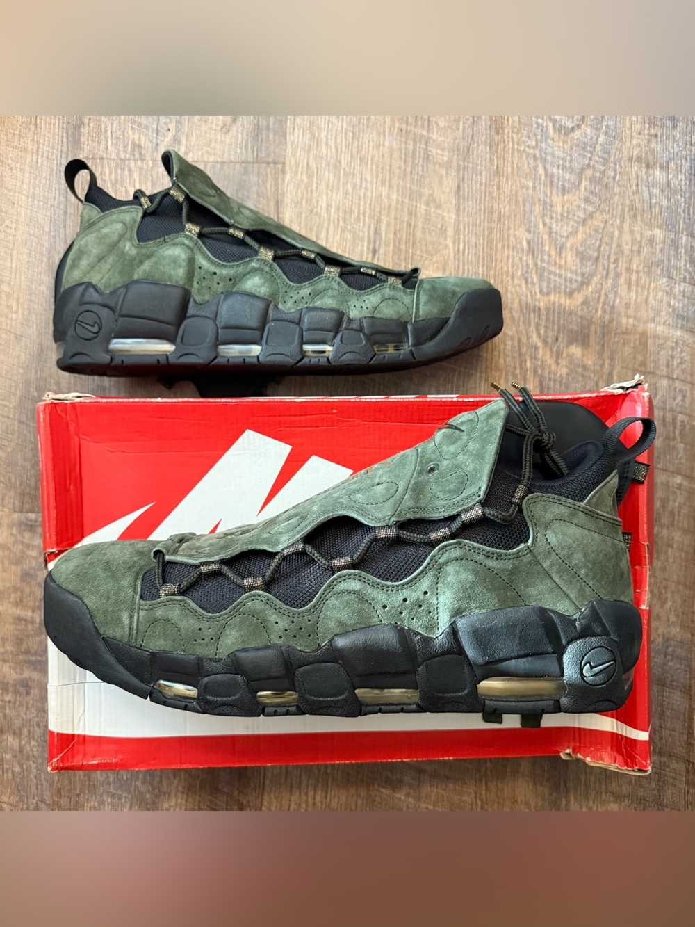 Nike Air More Money US Dollar Currency Pack Green
